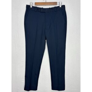 G/Fore Golf Chino Pants Mens Navy Blue Straight Leg Flat Front Performance 30/30
